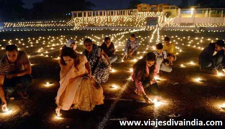 Fiesta de luces Diwali India