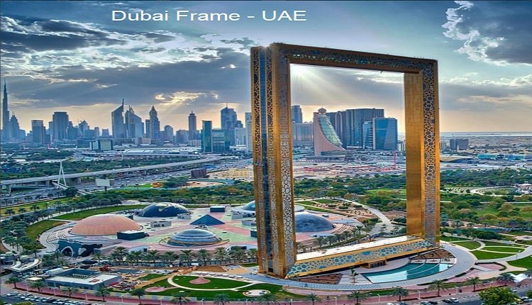 Dubái Frame ciudad de Dubái UAE