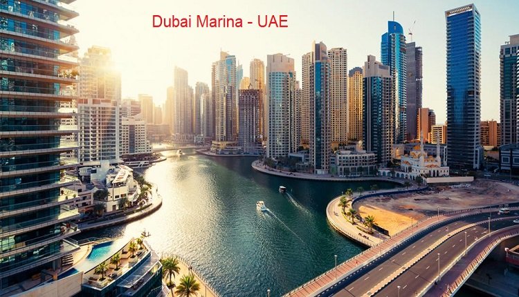Dubai UAE Marina ciudad