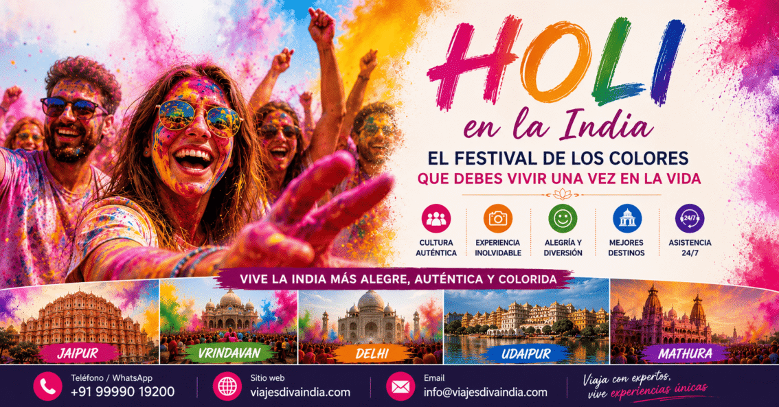 holi fiesta colores India 2027