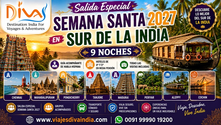 Semana Santa Sur de India 2027